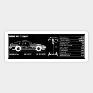 Nissan 300ZX Turbo Sticker